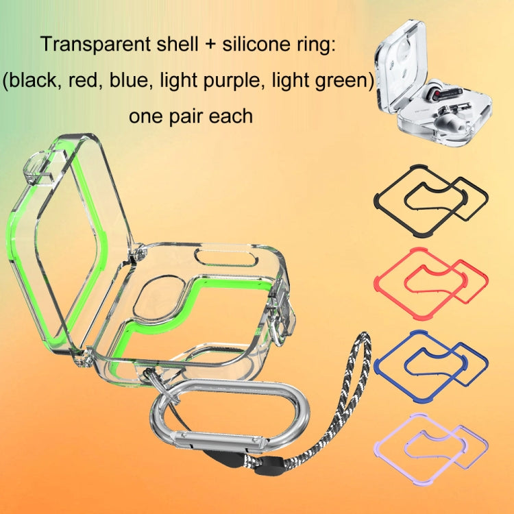 For Nothing Ear 2 Hollow Transparent Earphone Shockproof PC Case