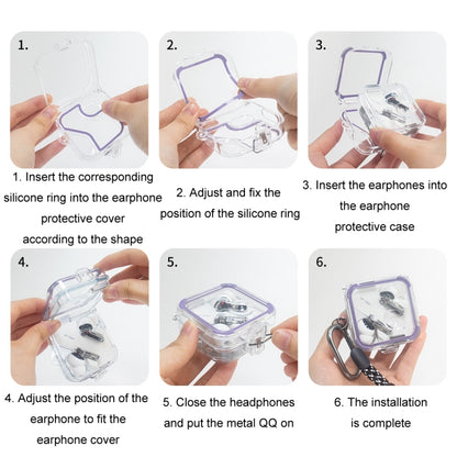 For Nothing Ear 2 Hollow Transparent Earphone Shockproof PC Case