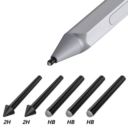 For Microsoft  Surface Pro 4/5/6/7/Book /Pro X 2pcs 2H+3pcs HB  Pen Nib Refill, 2pcs 2H+3pcs HB