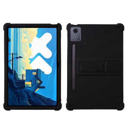 For Lenovo Idea Tab Pro Shockproof Silicone Tablet Protective Case With Holder