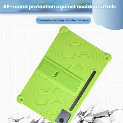 For Lenovo Idea Tab Pro Shockproof Silicone Tablet Protective Case With Holder