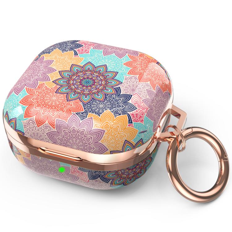 AhaStyle DD-WG01 Earphone TPU Protective Case For Samsung Galaxy Buds Pro / Live / 2 / 2 Pro / FE, Bohemian, Mandala, Colorful Light, Dark Green Marble, Blue Gold Marble, Black Gold Marble