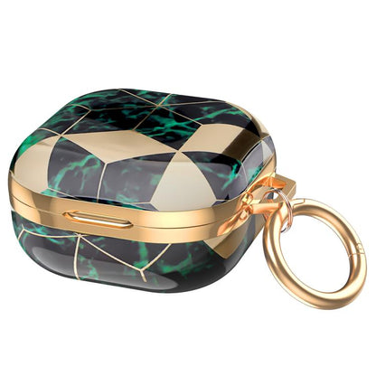 AhaStyle DD-WG01 Earphone TPU Protective Case For Samsung Galaxy Buds Pro / Live / 2 / 2 Pro / FE, Bohemian, Mandala, Colorful Light, Dark Green Marble, Blue Gold Marble, Black Gold Marble