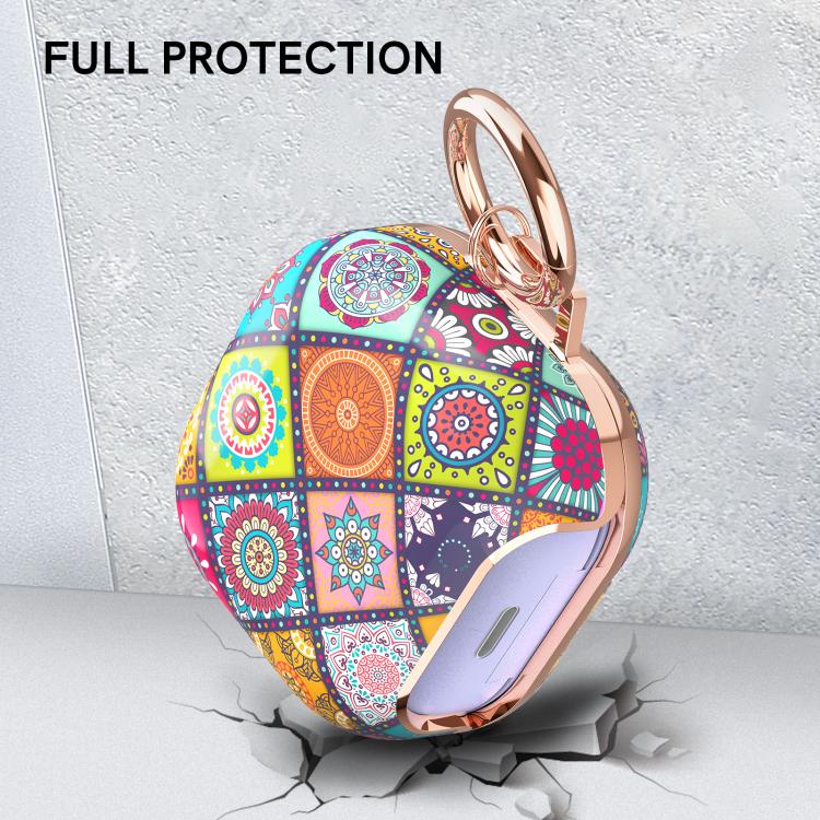 AhaStyle DD-WG01 Earphone TPU Protective Case For Samsung Galaxy Buds Pro / Live / 2 / 2 Pro / FE, Bohemian, Mandala, Colorful Light, Dark Green Marble, Blue Gold Marble, Black Gold Marble
