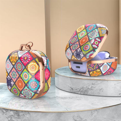 AhaStyle DD-WG01 Earphone TPU Protective Case For Samsung Galaxy Buds Pro / Live / 2 / 2 Pro / FE, Bohemian, Mandala, Colorful Light, Dark Green Marble, Blue Gold Marble, Black Gold Marble