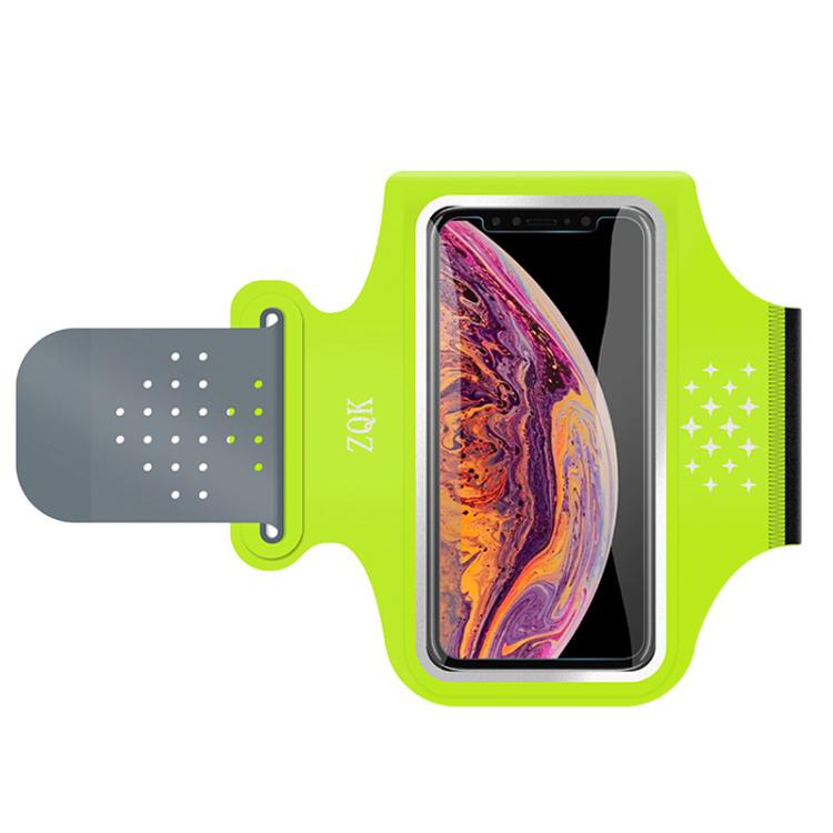 ZQK Touchscreen Armband for Running Phone Holder Breathable & Stretchable for Secure Fit, Large Black, Small Black, Large Dark Gray, Small Dark Gray, Large Fluorescent, Small Fluorescent
