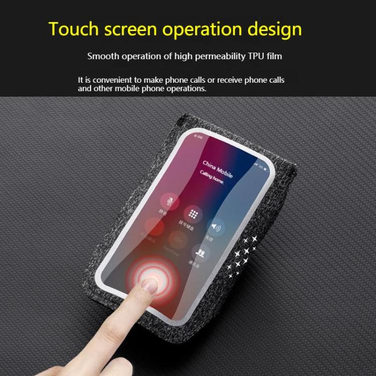 ZQK Touchscreen Armband for Running Phone Holder Breathable & Stretchable for Secure Fit, Large Black, Small Black, Large Dark Gray, Small Dark Gray, Large Fluorescent, Small Fluorescent