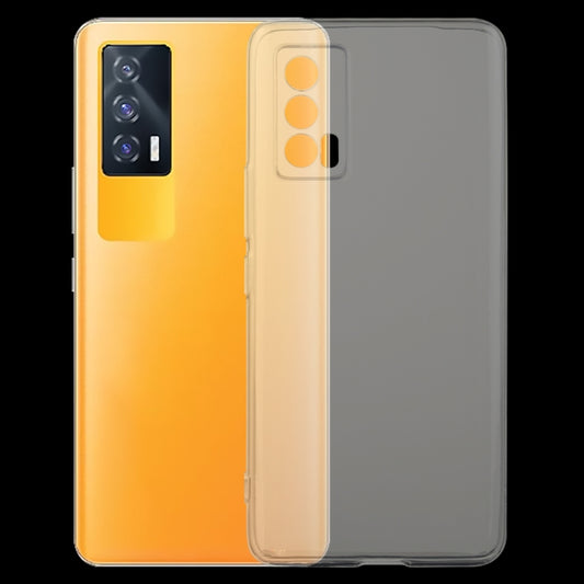 Transparent ultra-thin TPU phone case with camera cutout and slim edges