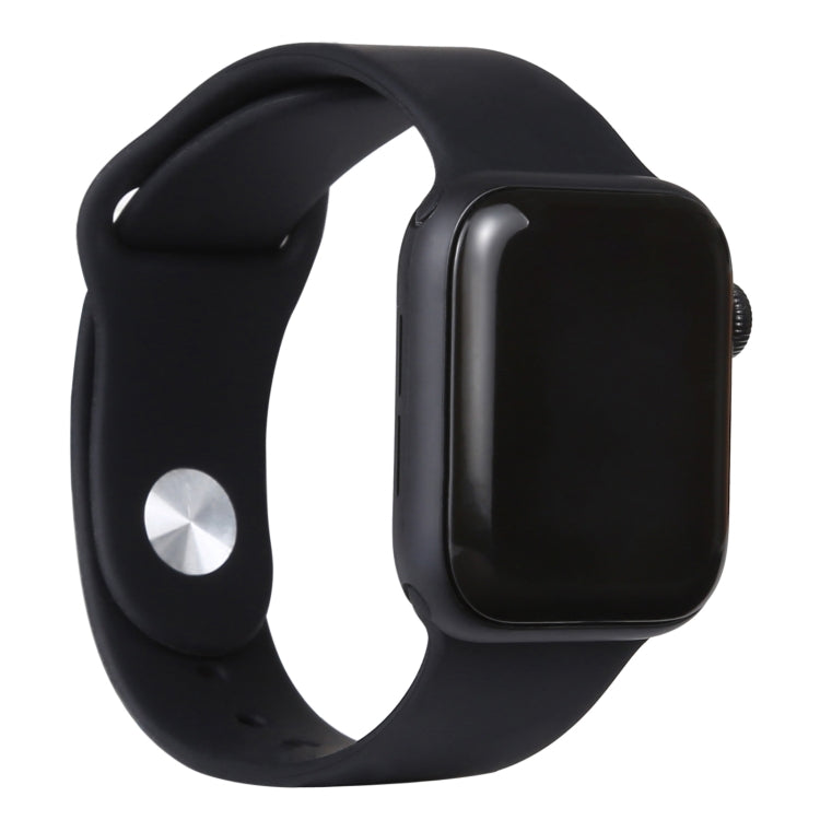 Black silicone smartwatch dummy display with side buttons and speaker grille
