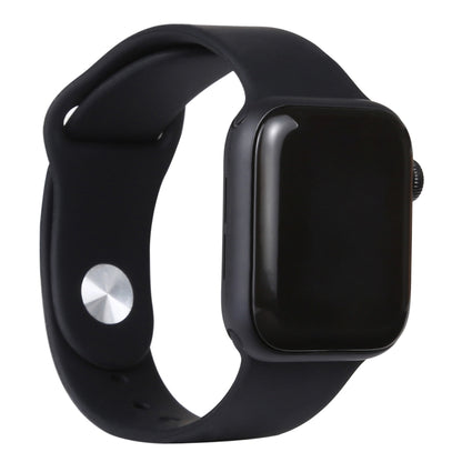 Black silicone smartwatch dummy display with side buttons and speaker grille