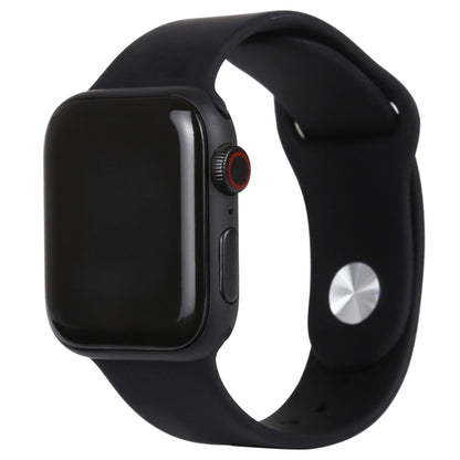 Apple Watch Series 6 dummy display watch with black silicone strap and black screen