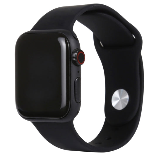 Apple Watch Series 6 dummy display watch with black silicone strap and black screen