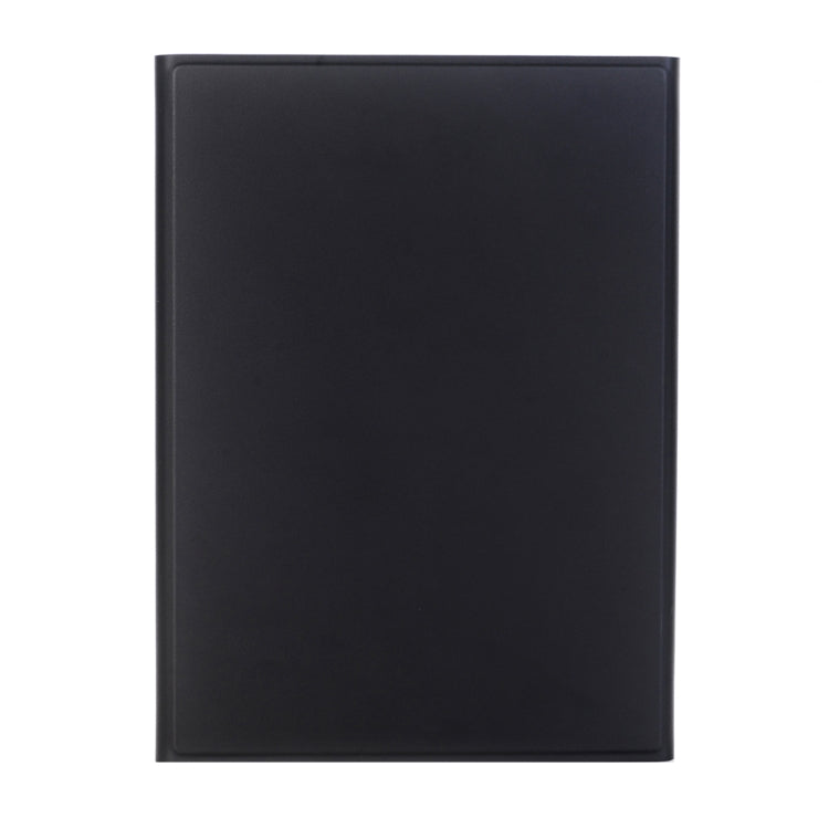 Black folio tablet case cover, front view with smooth finish