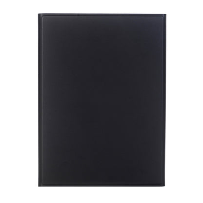 Black folio tablet case cover, front view with smooth finish
