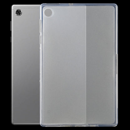 Clear TPU tablet case with frosted back and glossy frame for Lenovo Tab M10 Plus