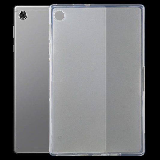 Clear TPU tablet case with frosted back and glossy frame for Lenovo Tab M10 Plus