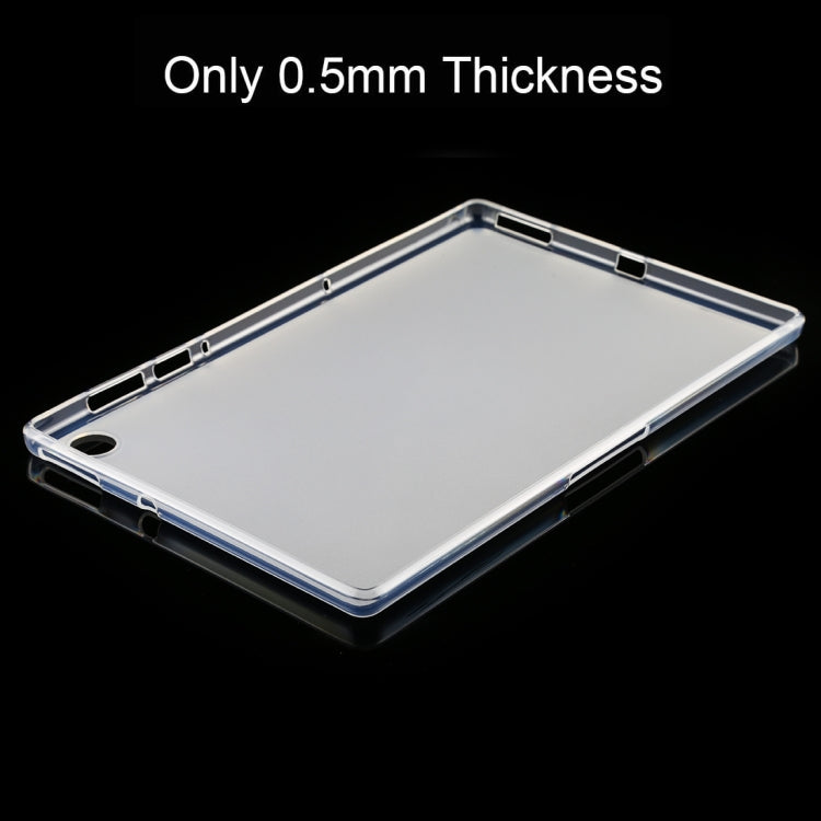 Ultra-thin TPU tablet case, slim 0.5mm profile, for Lenovo Tab M10 Plus