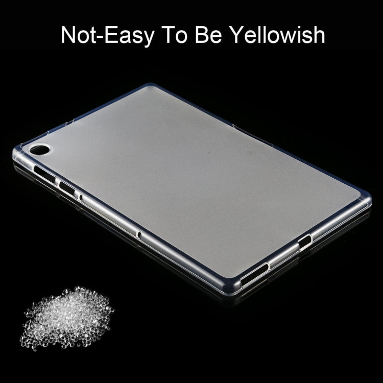 Clear TPU tablet case for Lenovo Tab M10 Plus, impact-resistant and non-yellowing