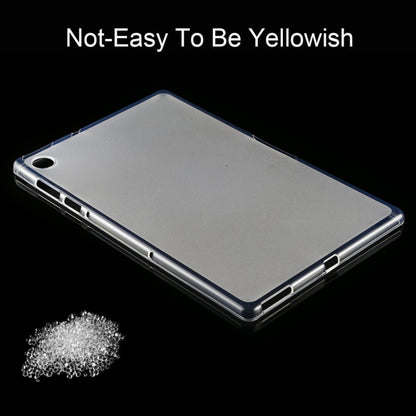 Clear TPU tablet case for Lenovo Tab M10 Plus, impact-resistant and non-yellowing