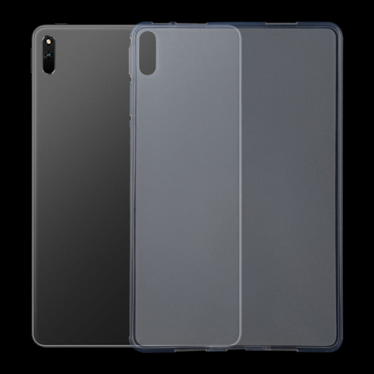 Huawei MatePad 11 TPU case with clear glossy frame and frosted back panel