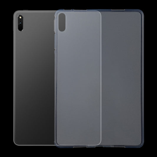 Huawei MatePad 11 TPU case with clear glossy frame and frosted back panel