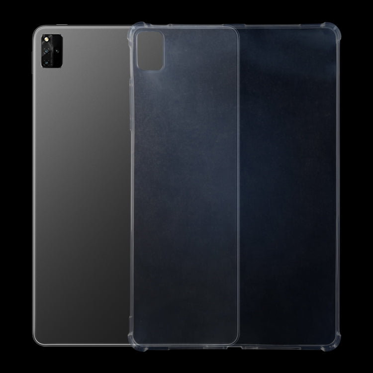 Transparent TPU tablet protective case with camera cutout and shockproof fit