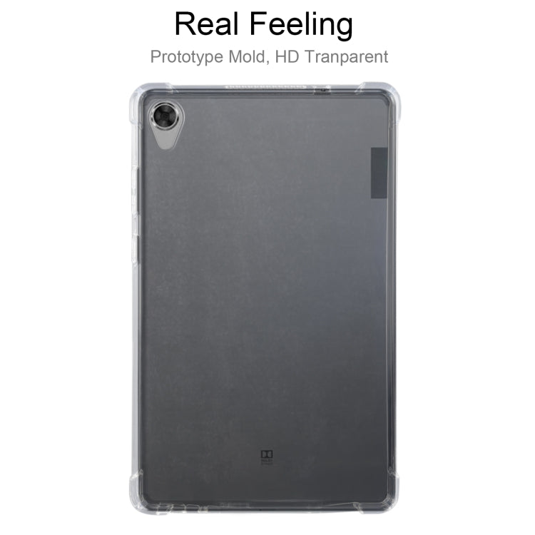 Transparent TPU tablet case with front opening for Lenovo Tab M8