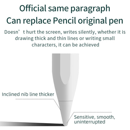 Bluetooth stylus pen tip close-up, slim gray body with pointed nib