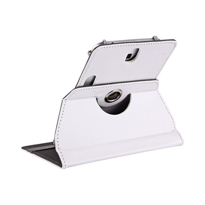 9-inch tablet folio case, white leather-look with kickstand and back opening
