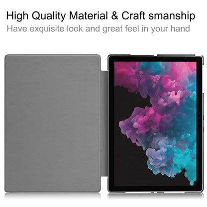 Grey PU leather flip case with open front cover and tablet display support