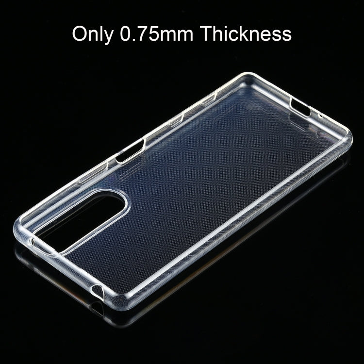 Ultra-thin transparent TPU phone case with raised corners and button cutouts