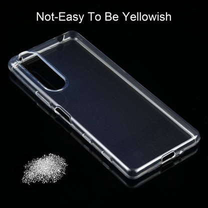 Clear transparent TPU phone case with open port and slim protective frame