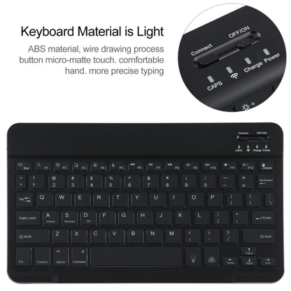 Black detachable backlit keyboard with control buttons and power switch