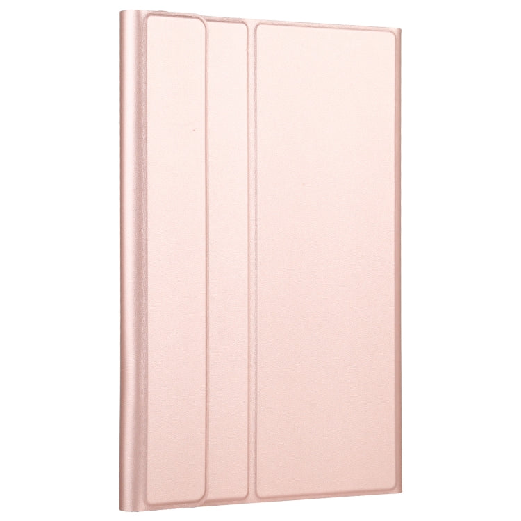 Rose gold slim tablet folio case with dual fold design