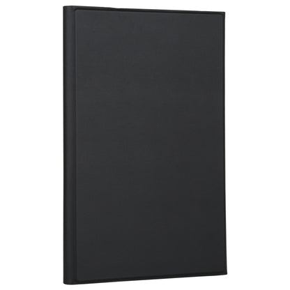 Black folio tablet case cover, slim protective design