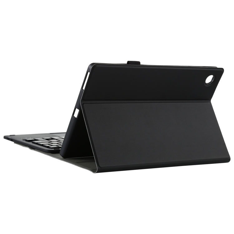 Black folio stand tablet case with front viewing flap and kickstand