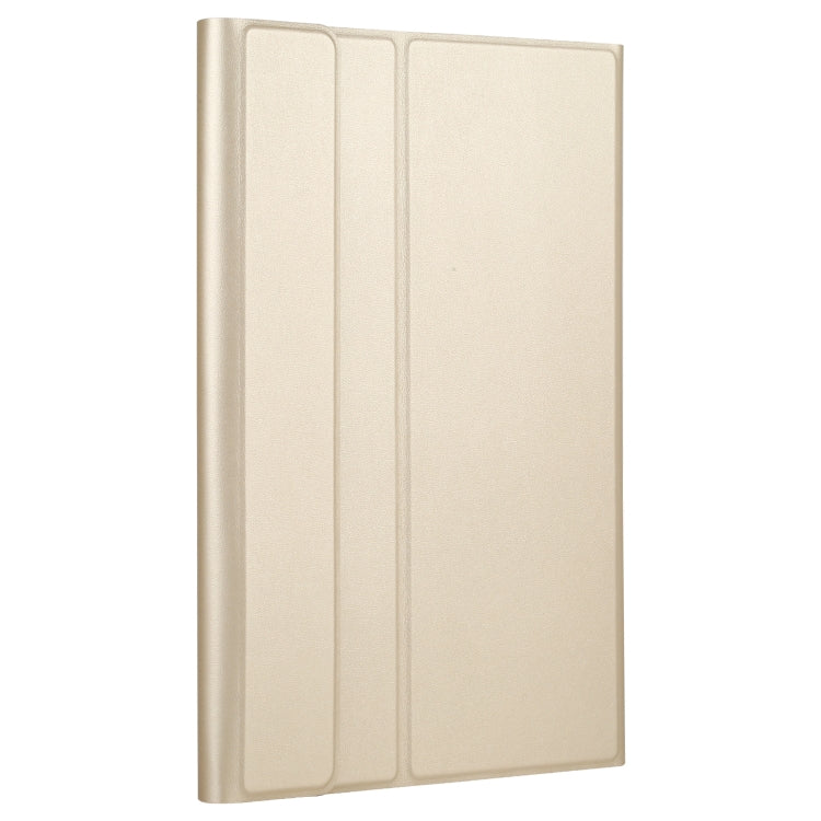 Gold tablet folio case with vertical fold design