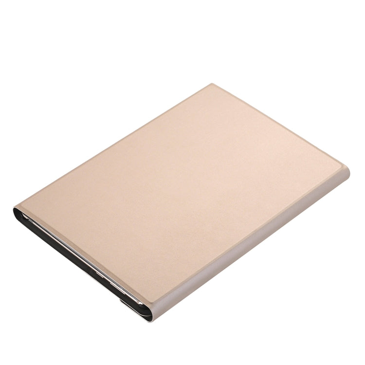 Slim folio tablet case, beige outer shell with black edge