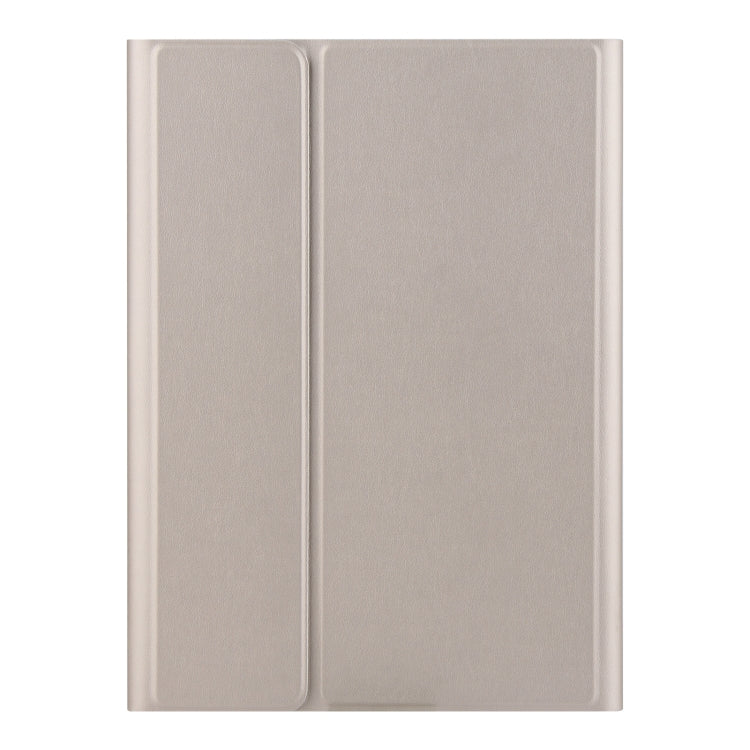 Tablet protective folio case with dual-fold design in light gold/beige