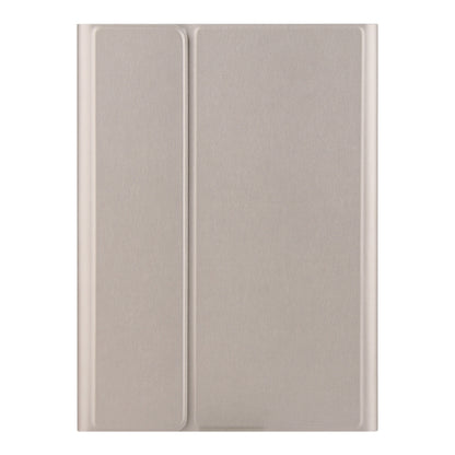 Tablet protective folio case with dual-fold design in light gold/beige