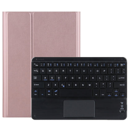 Pink tablet case with detachable Bluetooth keyboard and touchpad