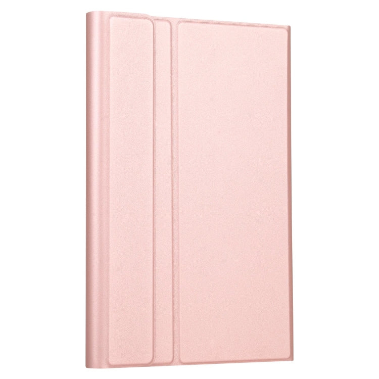 Rose gold folio-style tablet case with fold-over front
