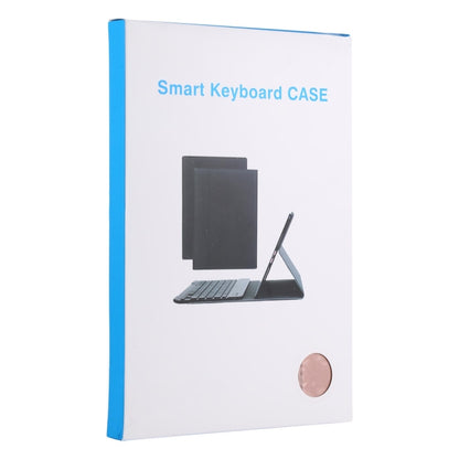 Retail box for smart keyboard case with tablet stand and keyboard shown