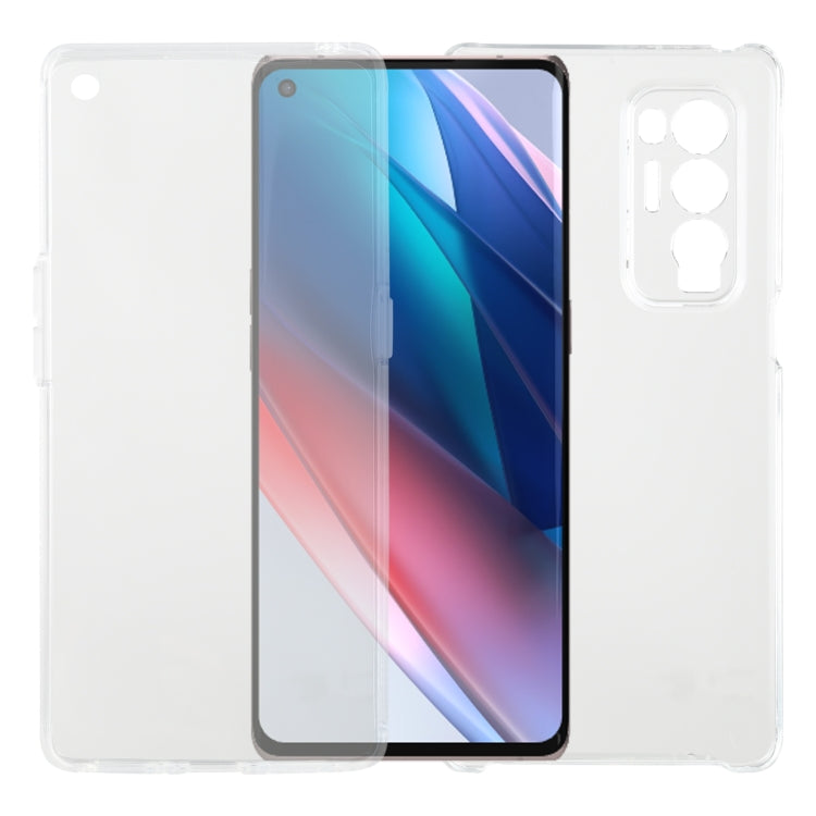 Transparent ultra-thin phone case with camera cutout, double-sided coverage