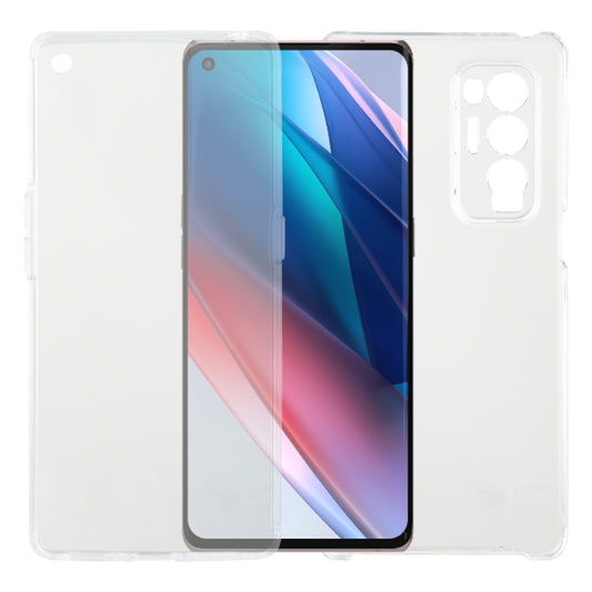 Transparent ultra-thin phone case with camera cutout, double-sided coverage