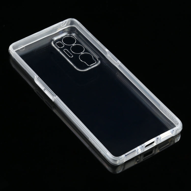 Clear protective case with raised edges and camera cutout