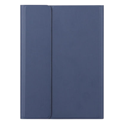 Dark blue folio tablet case with interior panel