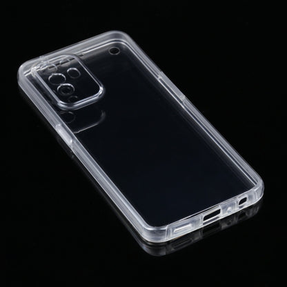 Clear TPU phone case with precise cutouts and raised camera and button areas