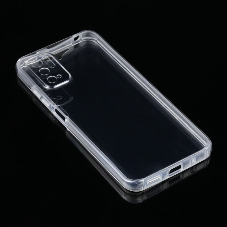 Transparent phone case for Xiaomi Redmi Note 10 5G with camera cutout and side port openings