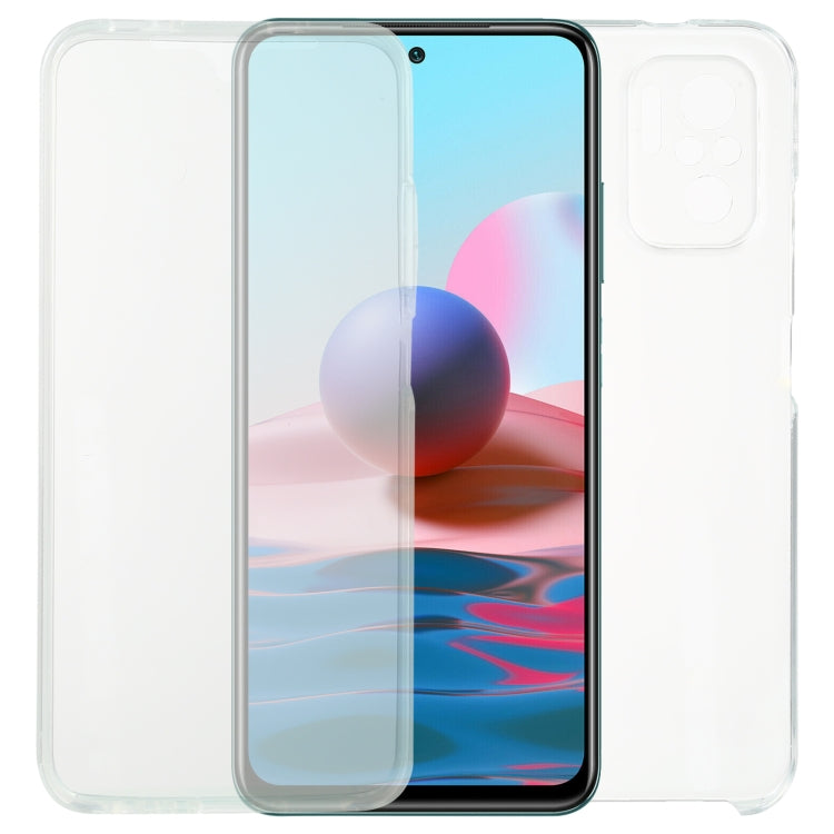 Transparent ultra-thin case for Xiaomi Redmi Note 10, PC+TPU double-sided